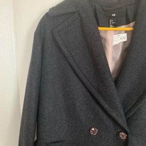 HM breasted coat